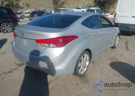 2013 Hyundai Elantra Limited z USA, uszkodzony, nr VIN KMHDH4AEXDU557987